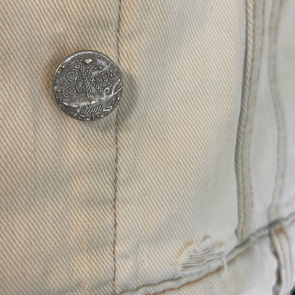 ANTHROPOLOGIE Mcguire Denim Distressed jacket - Picture 5 of 7